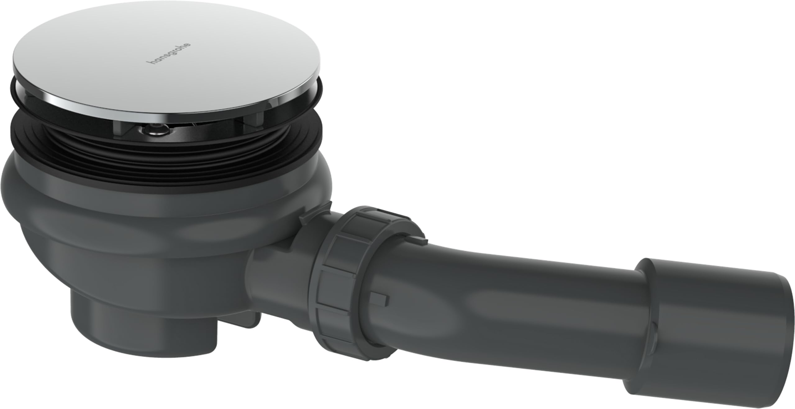hansgrohe RainDrain Staro - Komplettset Ablaufgarnitur für Duschwanne inkl. Grundkörper und Geruchsverschluss, Ablauf Dusche 90 mm, Chrom, 60057000