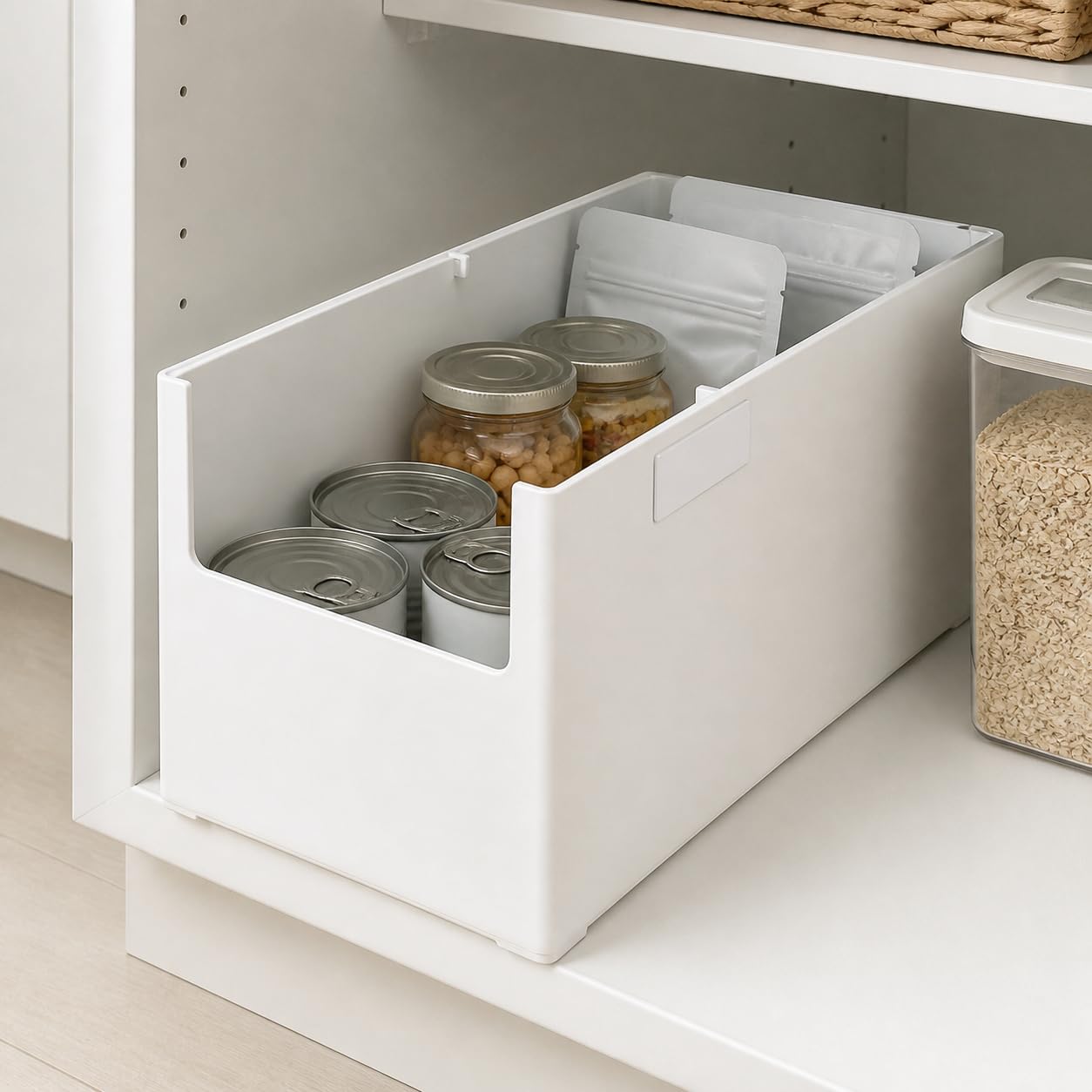 Stapelbare -Aufbewahrungsbox, Ausziehbar +Groß