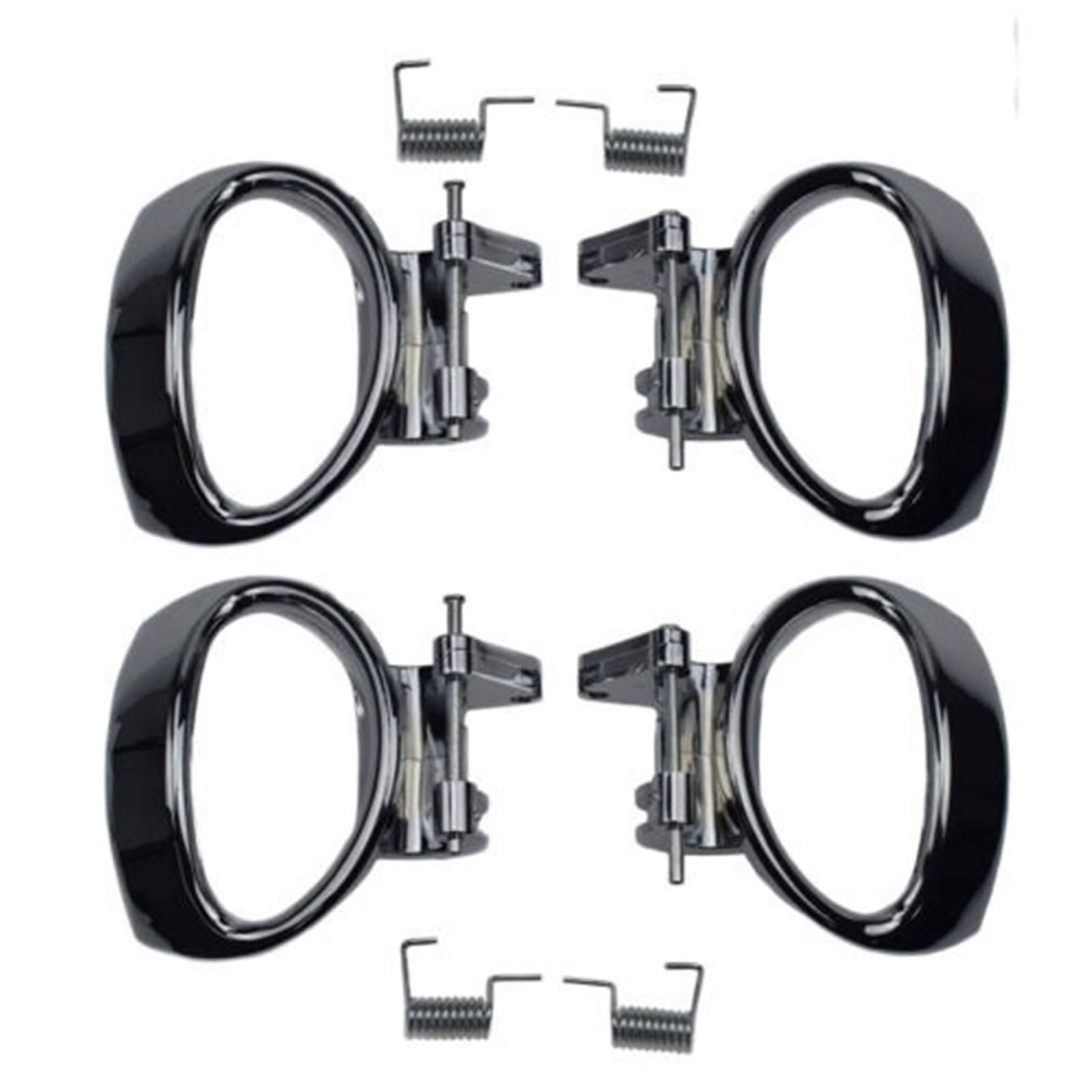 QLOYGMD Car Interior Door Handle Chrome Front/Rear Left/Right for Chevrolet