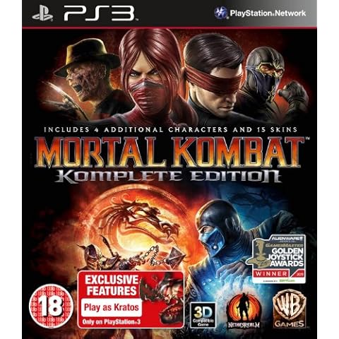 Mortal Kombat Game of The Year Edition for PS3 Cover
