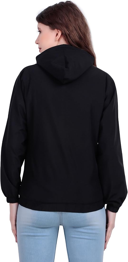 Buy WOOLDEX Women's Sherpa-Lined Windbreaker Jacket (IN, Alpha, M