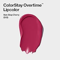 Vista 65 de Revlon - Lápiz labial líquido Overtime con brillo de labios transparente, maquillaje facial ColorStay, doble extremo con vitamina E en ciruela/baya