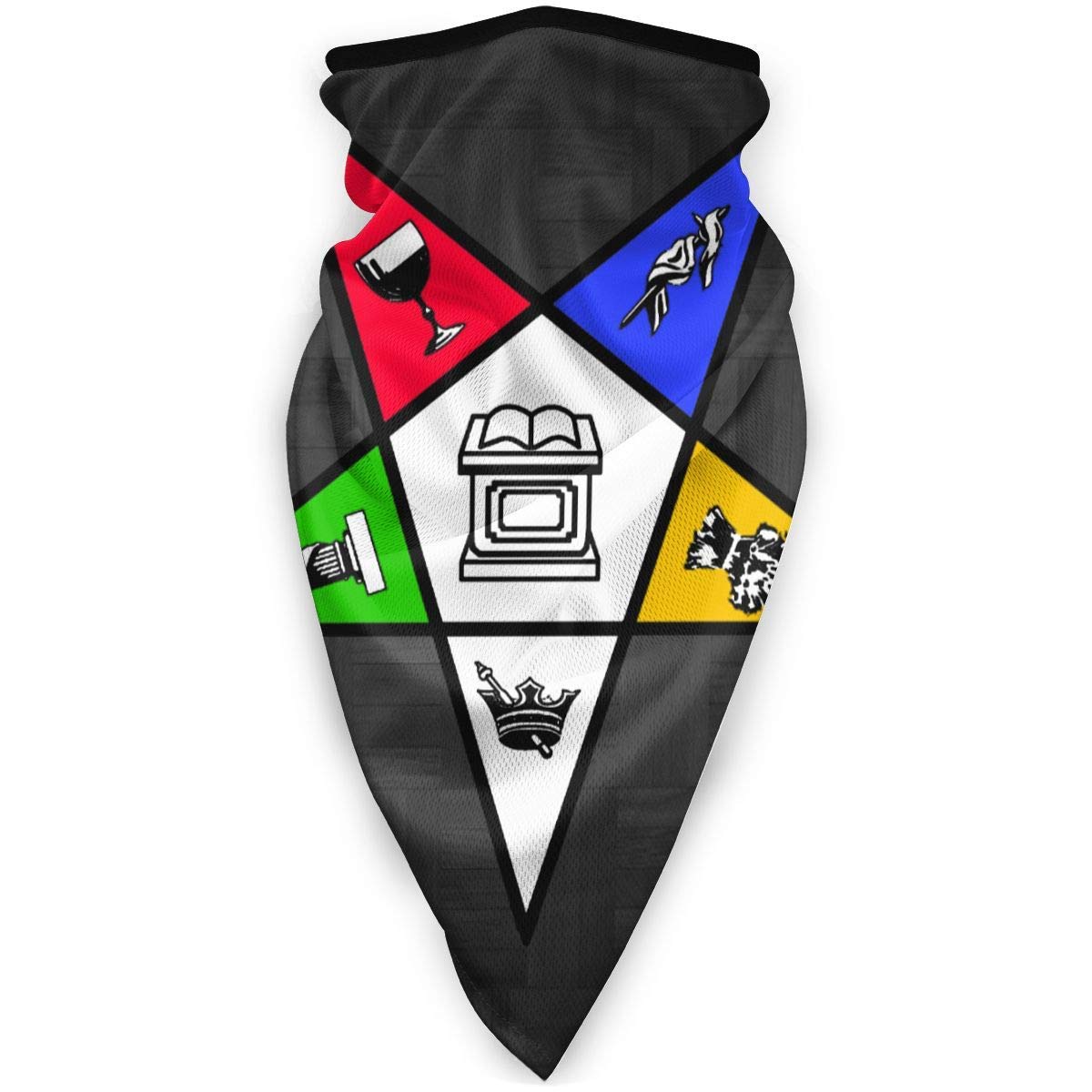 NA Outdoor Shield Scarf,Bandana,Men Women Headwear,Neck Gaiter,Unisex Balaclava,Nose Cover,Order Of Eastern Star Neck Warmer,Breathable Face Cover,Windproof Sports Scarf