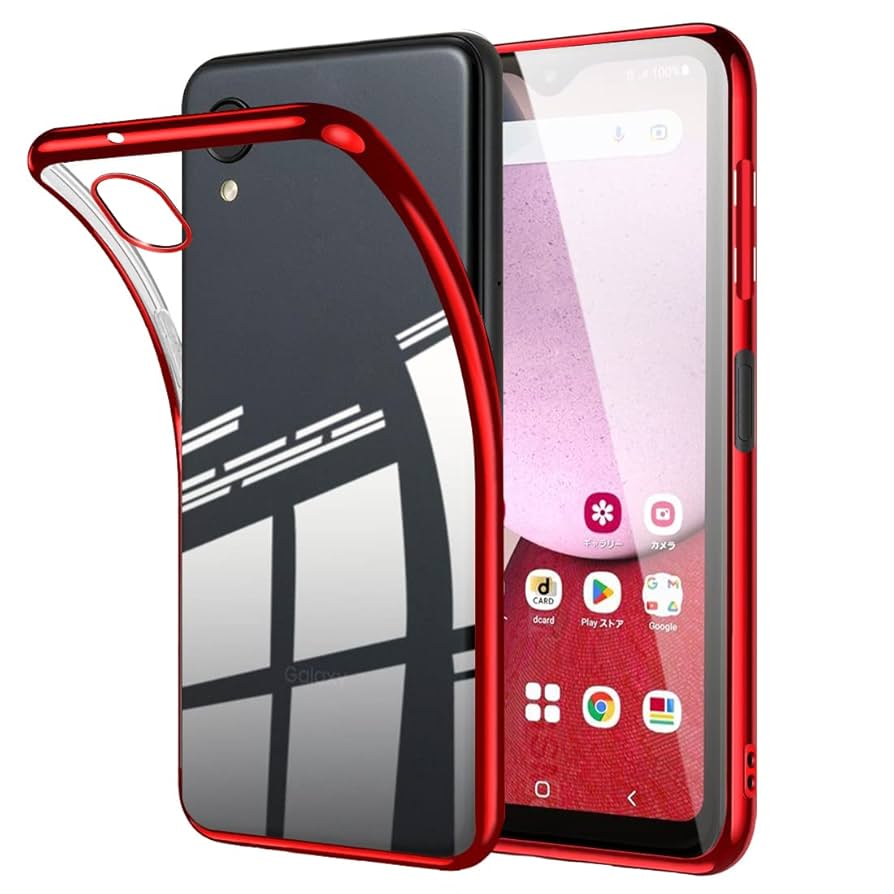 Samsung Galaxy A23 5G レッド 本体 クリアケース付き Samsung Galaxy A23 5G レッド 本体 クリアケース付き Amazon.co