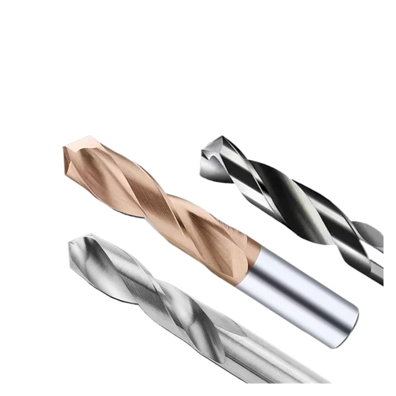 Punte da Trapano in carburo di tungsteno Solido Forr Punte da Trapano Gwist in carburo CNC 1.0-20mm Trapano in Metallo Trapano in Acciaio al tungsteno(55drill Bit,10.2mm)