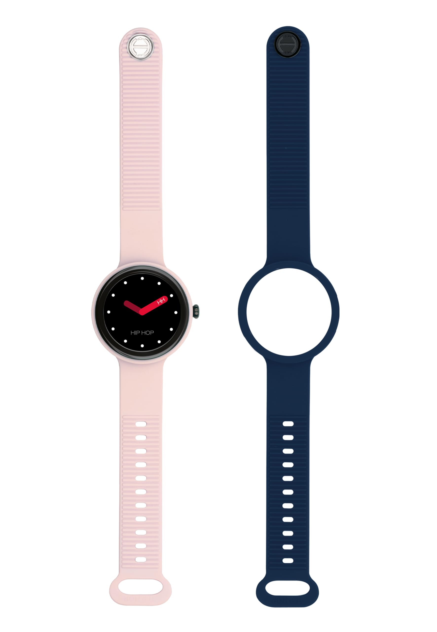 HIP HOP Orologio HWU1203 DONNA HERO.NEXT quadrante MONO-COLORE NERO movimento SMARTWATCH SMARTMODULE e CINTURINO SILICONE ROSA, BLU HWU1203