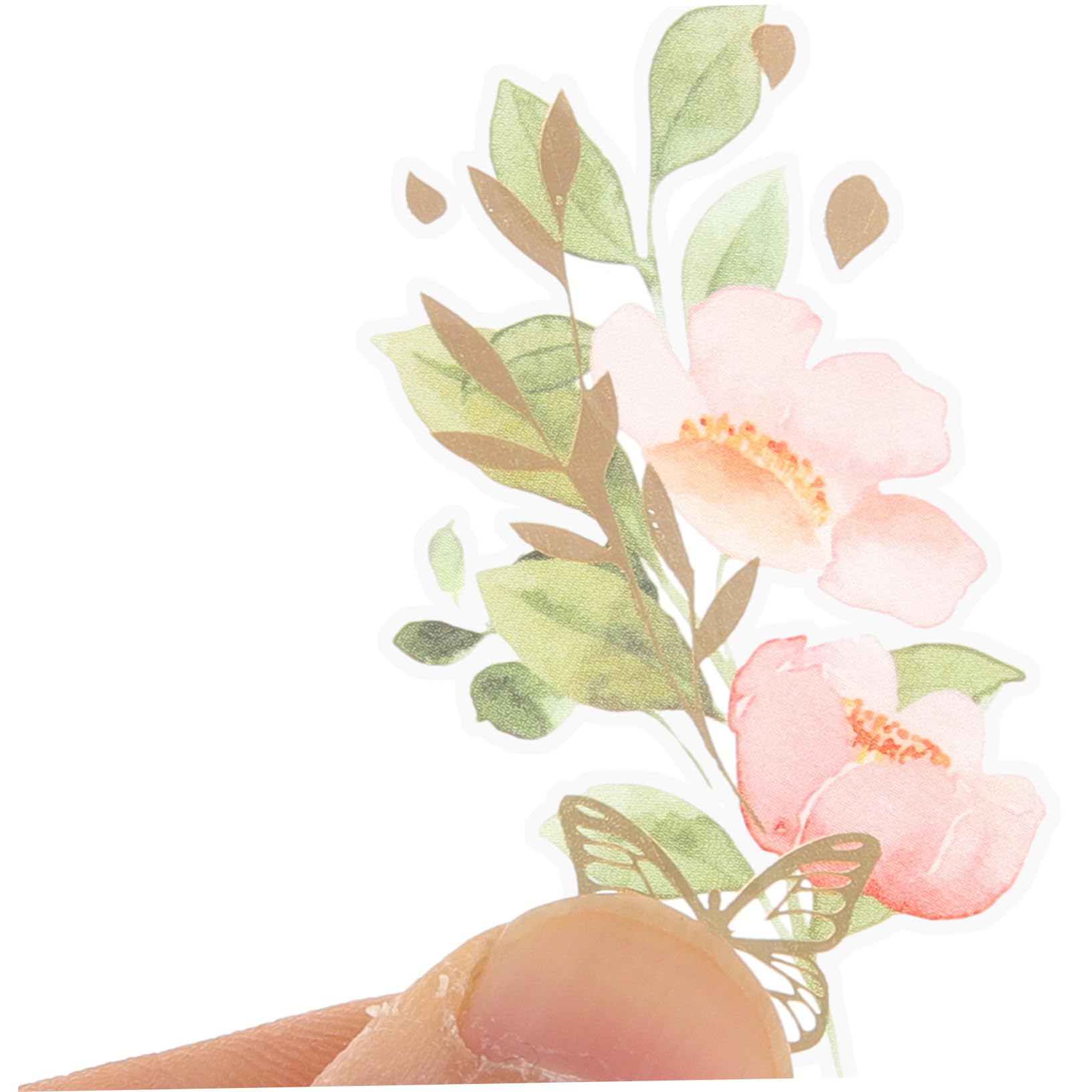 12 Set Adesivi Floreali per Scrapbooking e Decorazione Adesivi Trasparenti Impermeabili per Progetti Artistici e Facili da Applicare e Scegliere tra Stili Diversi