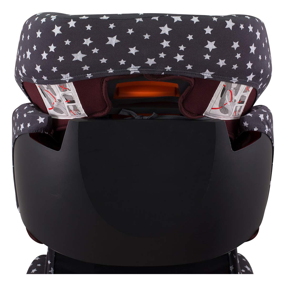 JYOKO KIDS Rivestimento per seggiolino auto in cotone compatibile con Cybex Solution Fix (Winter Sky)