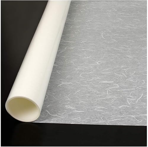 Miniatura 3 de BDF 4RP - Película decorativa para ventana, papel de arroz blanco (36 pulgadas x 7 pies)