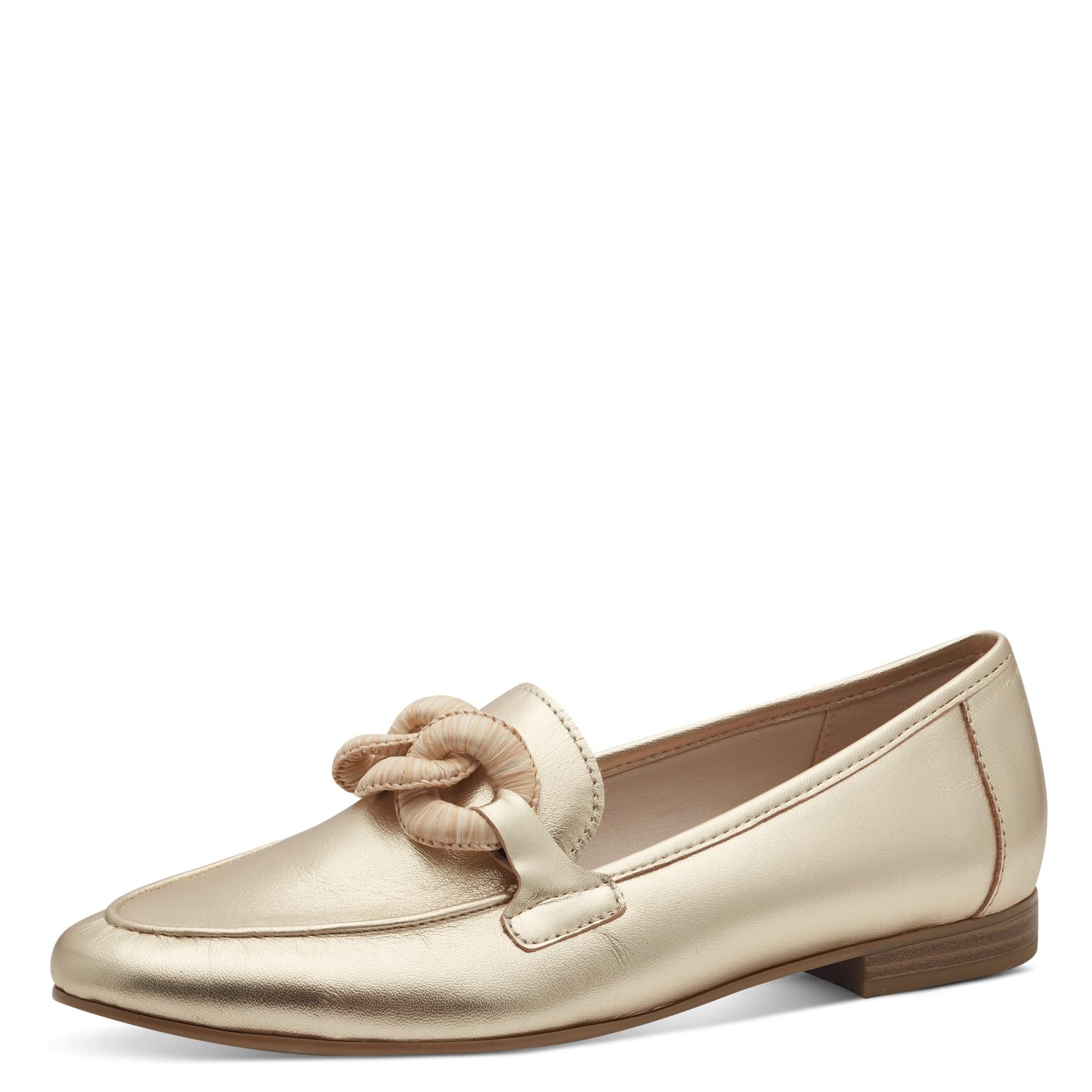 MARCO TOZZI Women's Damen Slipper 2-24227-44 Loafer, Gold, 7.5 UK