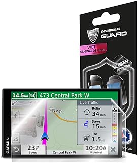 IPG for Garmin DriveSmart 65 & Traffic GPS Navigator 6.95" Display Screen Protector Invisible Ultra HD Clear Film Anti Scratch Skin Guard - Smooth/Self-Healing/Bubble -Free