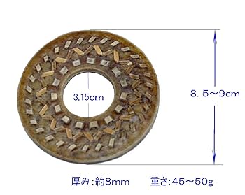 Amazon | 竹刀用 鍔 つば ツバ tuba 三筋縫合せ鍔 | 武道具