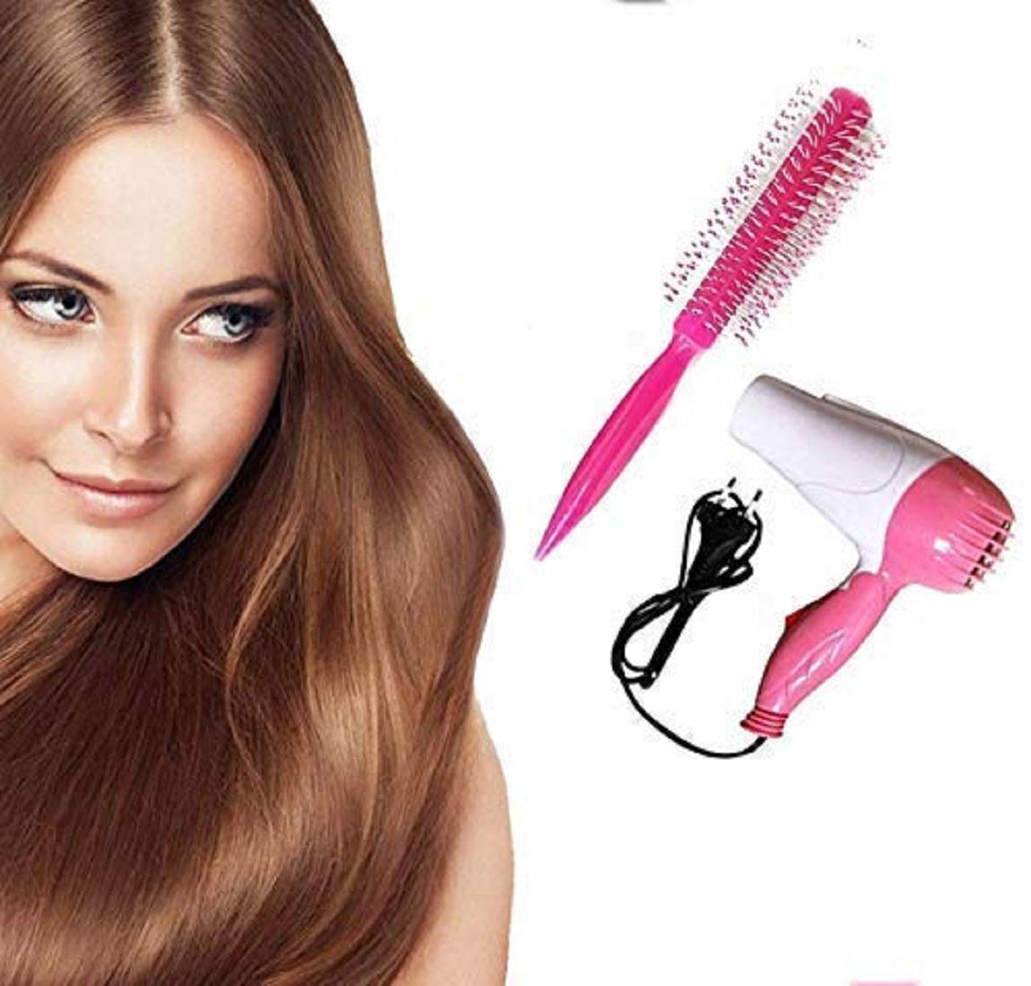 Pelo Hair Brush Detangling For Women Saloon Accessories Hair Brush For Women And Girls Home And Saloon Use Detangler Hair Brush Comb For Men And Women Multicolor Pack Of 1 (M5)