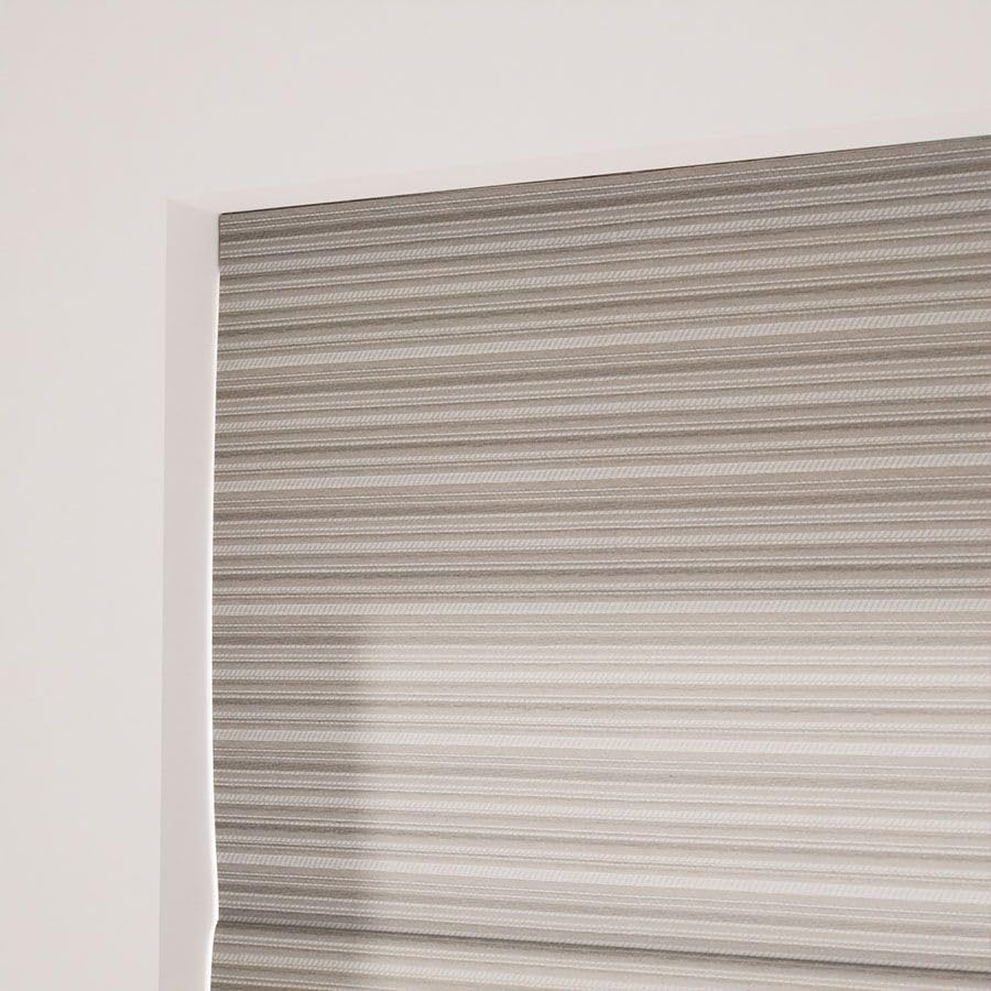 SelectBlinds Classic Roman Shades - No-Drill or Drill Mount - Any Size 24-90” W x 36-106” H, 6 Color Choices, Inside or Outside Mount, Cordless Lift or Continuous Cord Loop (Lakeshore Sand)