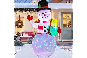 AerWo 5ft Christmas Inflatables Blow Up Yard Decorations