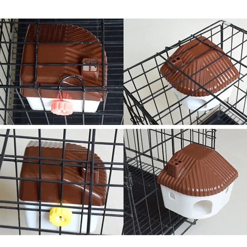 Hamsterspielzeug, 2 Stück, bunt, montierbar, for Hunde, Hamster, Meerschweinchen, Kunststoff, for kleine Haustiere, Schlafzimmer, Hamsterhaus, Blau,Hamsterspielzeug(Pink)