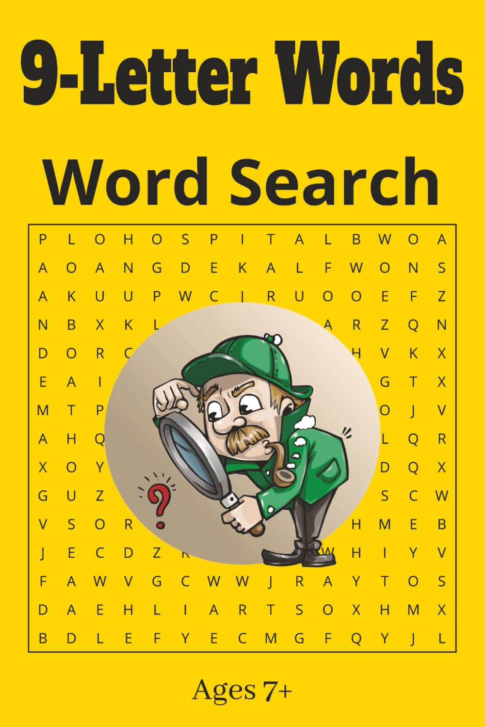 9 Letter Words Word Search Puzzle Book, 55 Challenging Puzzles, 110 Pages: 9 Letter Words Word Find Puzzle Book, Fun For Ages 7+