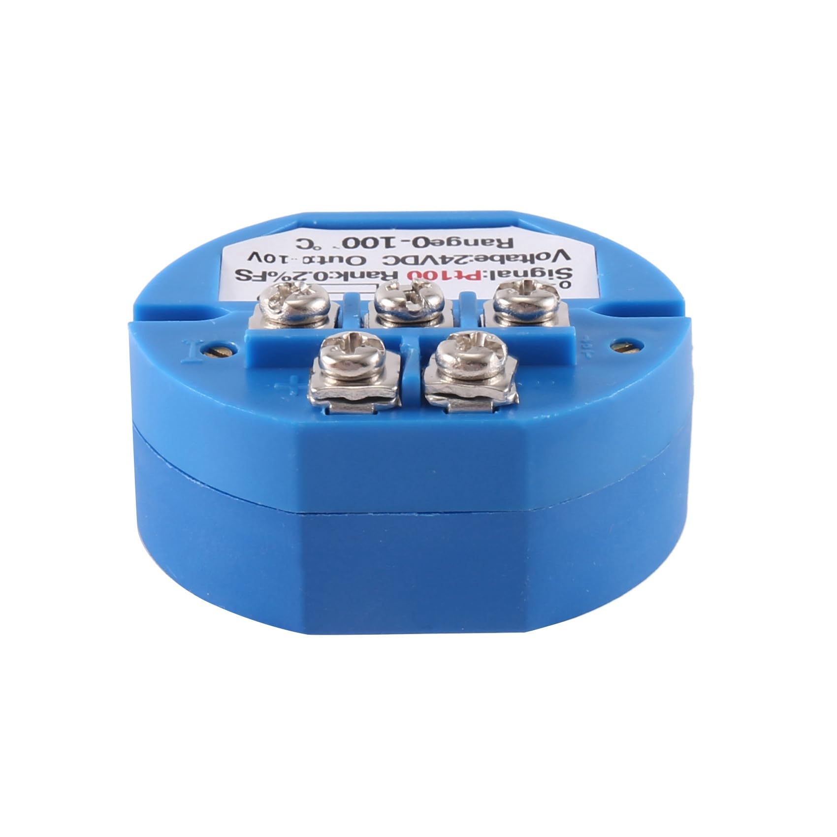 10X Tipo PT100 Una 0-10V 0-100 Grados Entrada RTD 0-10 Una Salida DC24V Transmisor de Temperatura de Resistencia Térmica