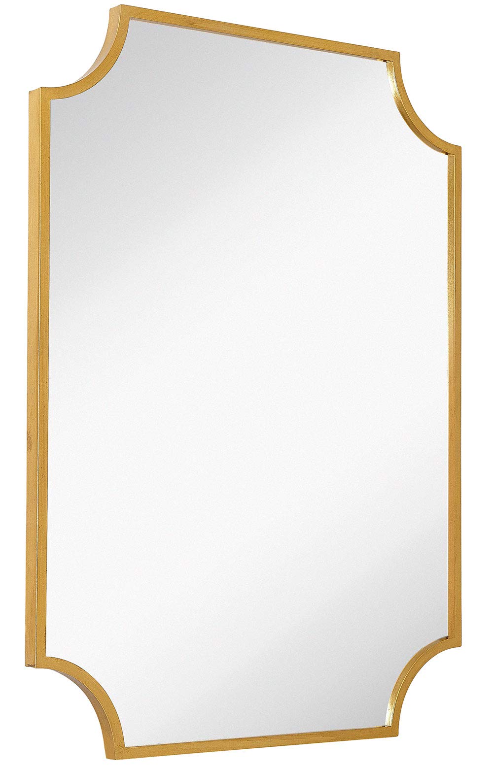 Buy Hamilton Hills Metal Framed 30x40 inch Gold Scalloped Mirror