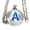 Avatar 2 way of water logo inspired glass cab photo pendant necklace