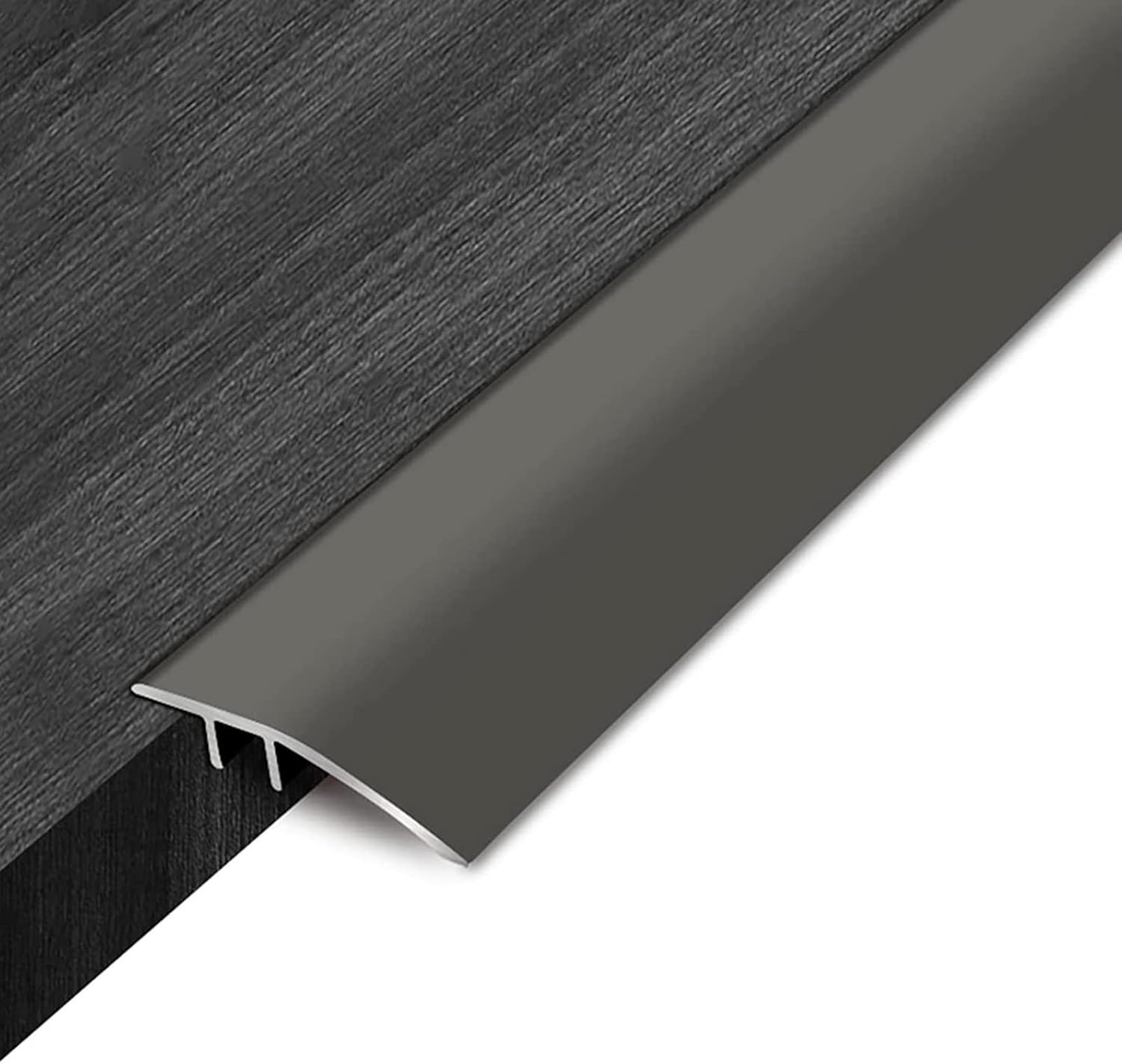 ETULLE Self Adhesive Floor Transition Strip, Aluminum Floor Divider Strip Thresholds Reducer, Carpet Trim Bar for Front Door Doorways (Color : Color4, Size : 125cm/49.2in)