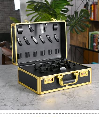 HUIMSWARM Estojo de Suprimentos de Barbeiro Profissional para Barbeiro, Estojo de Transporte de Viag