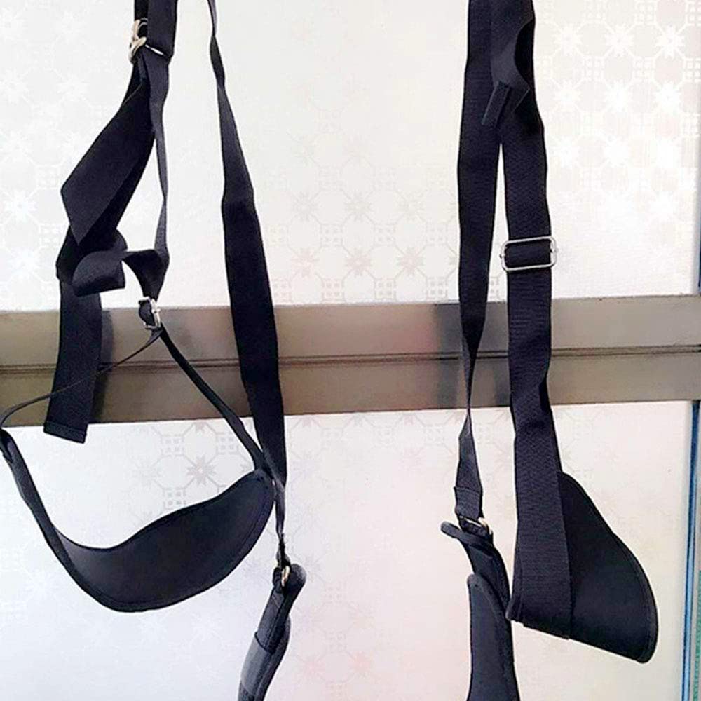 Columpio de nailon para interiores en la puerta con cojín, columpio ajustable Sexy de nailon suave