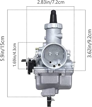 Amazon.co.jp: キャブレター後付けキット PZ30 30mm キャブレター 加速