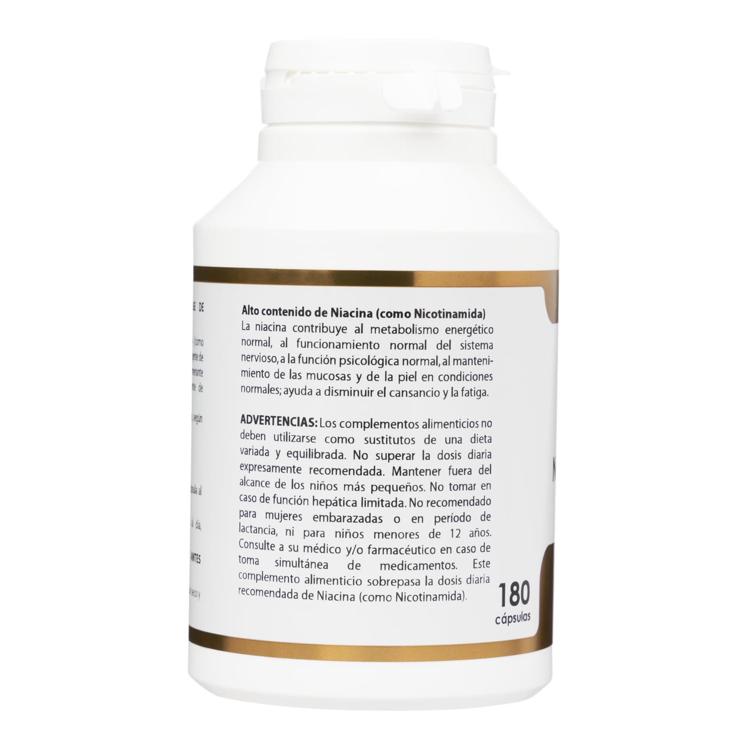 EQUISALUD Holovit Nicotinamida 500mg suplement diety w kapsułkach 180 szt.