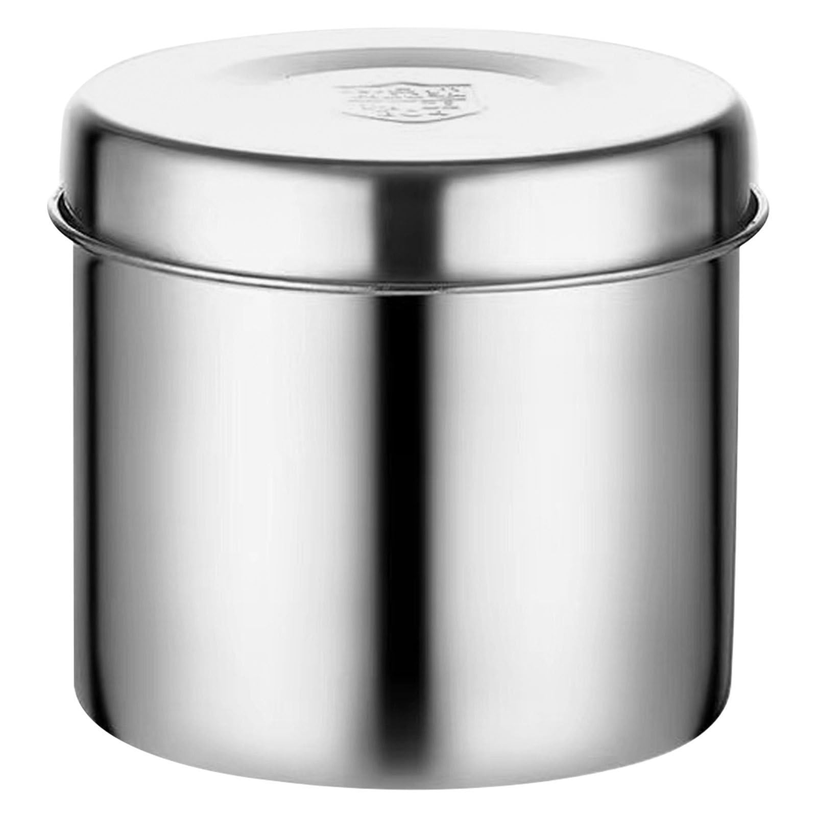 VINTORKY Stainless Steel Snack Pots with Airtight Lids, Multipurpose Stainless Food Container for Food Samples, for Canteen and University Use, Available in 300ml, 500ml, and 550ml Sizes