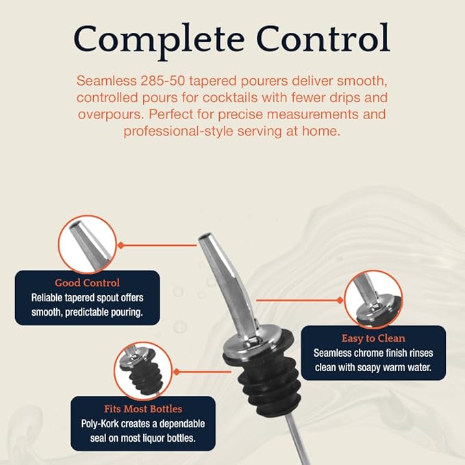 Kit de Bartender Coctelera de Acero Inoxidable 12 Piezas con Stand miniatura 5