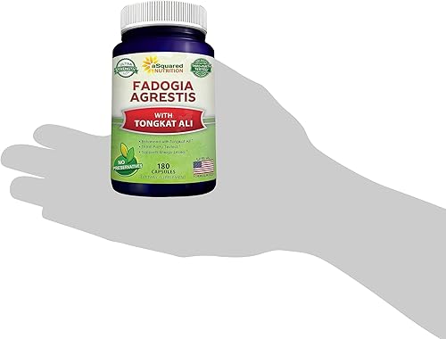 Miniatura 8 de aSquared Nutrition Fadogia Agrestis 600 mg y Tongkat Ali 400 mg Suplemento (180 cápsulas) - Extracto de Fadogia Agrestis y píldoras de complejo en