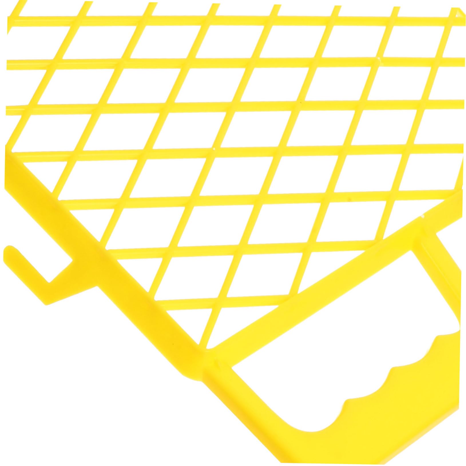 HOMSFOU Filtro Vernice in Plastica Abs con Struttura a Rete Gialla, Facile da Pulire, Design Multifunzionale per Progetti di Pittura Efficaci e Pratici