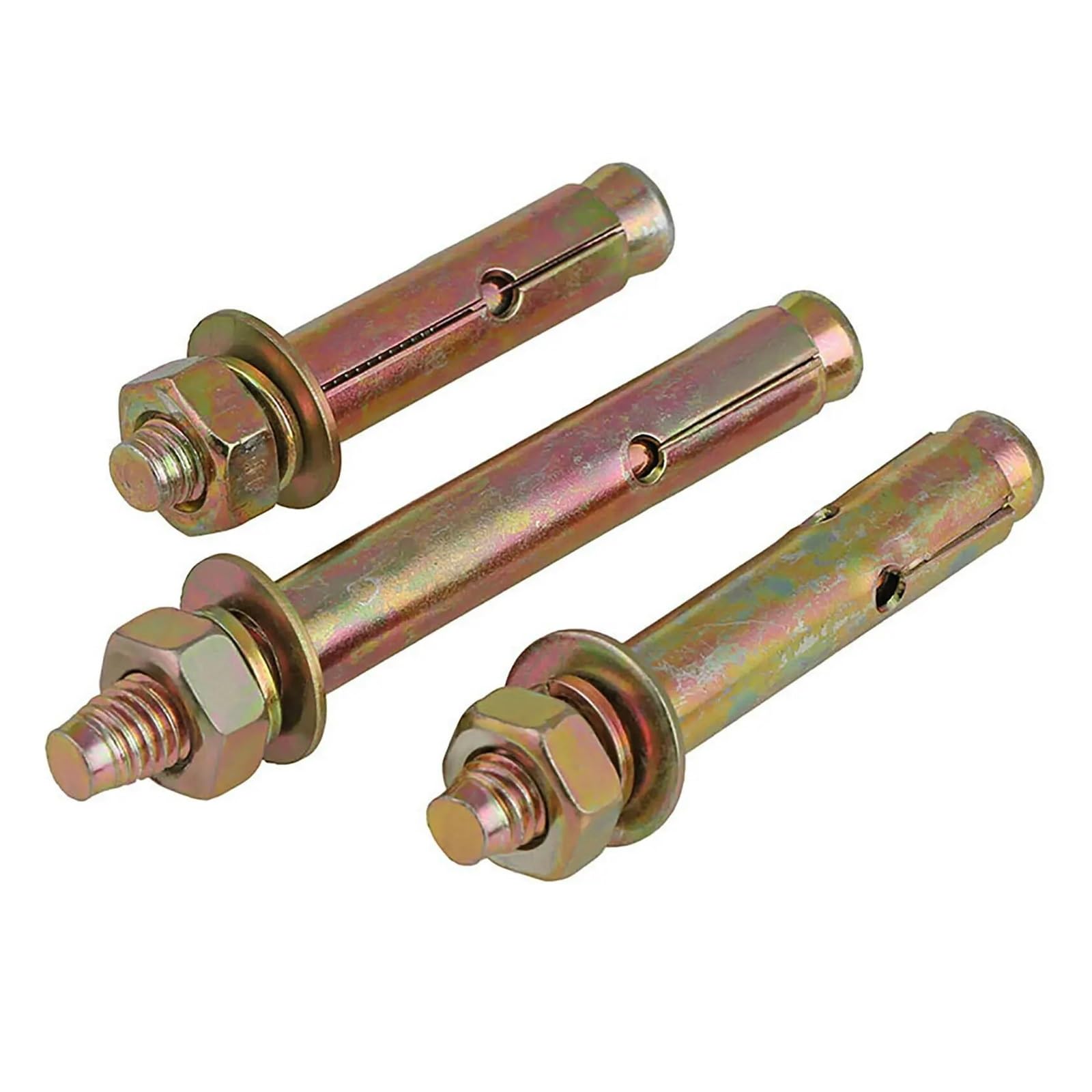 Tacos de expansión de metal, tornillos de expansión, tornillos de expansión, anclajes de pared, tornillo de expansión hexagonal (M14 x 150)