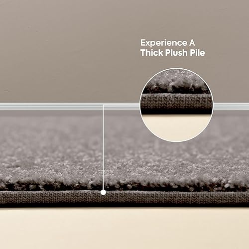 Miniatura 10 de Alfombras de área de gran tamaño de color sólido, color negro, 12' x 15'