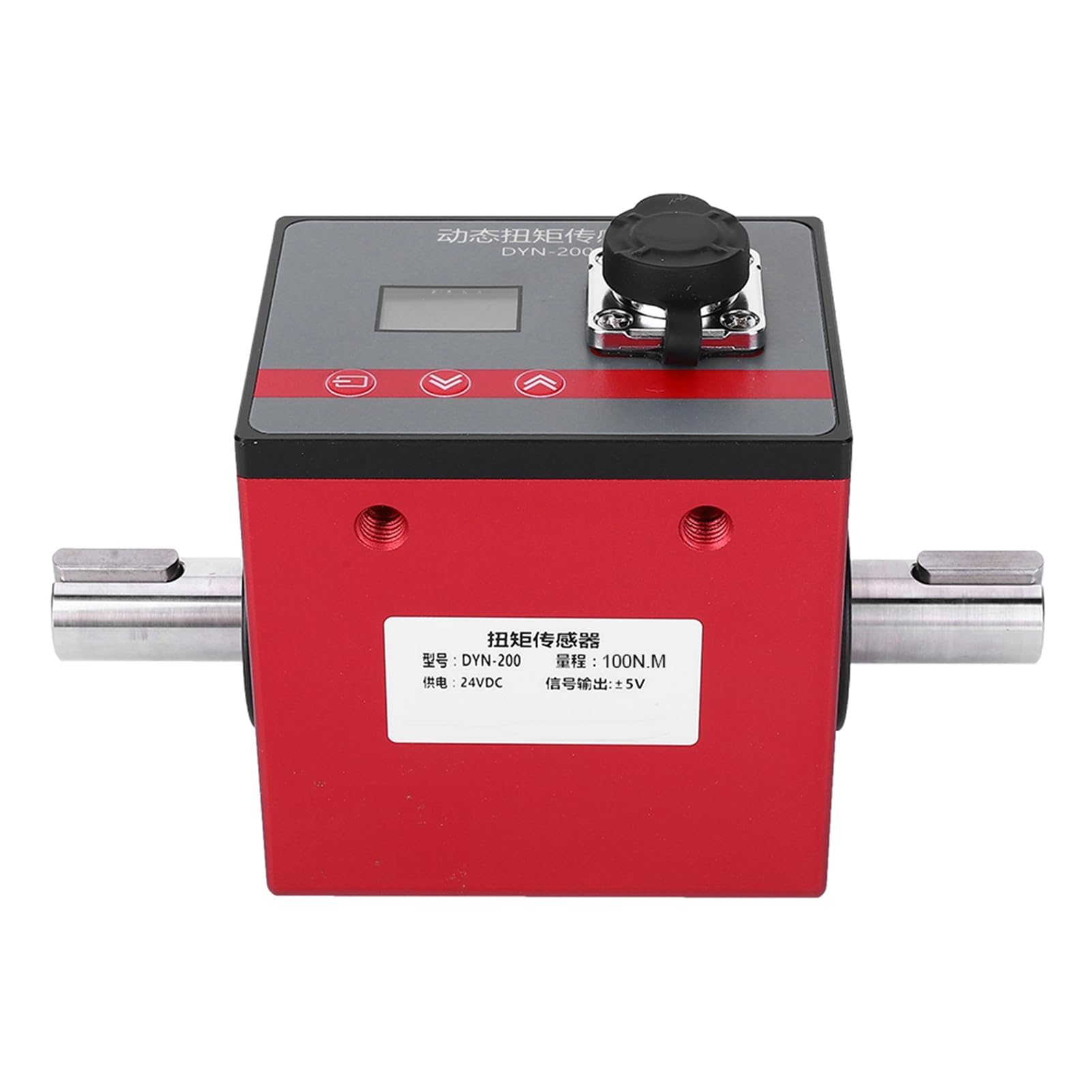 Dynamischer Torsionssensor, DYN‑200 100N.M LCD-Display Rotierender Torsionssensor Motordrehzahl-Leistungstester Messdetektor