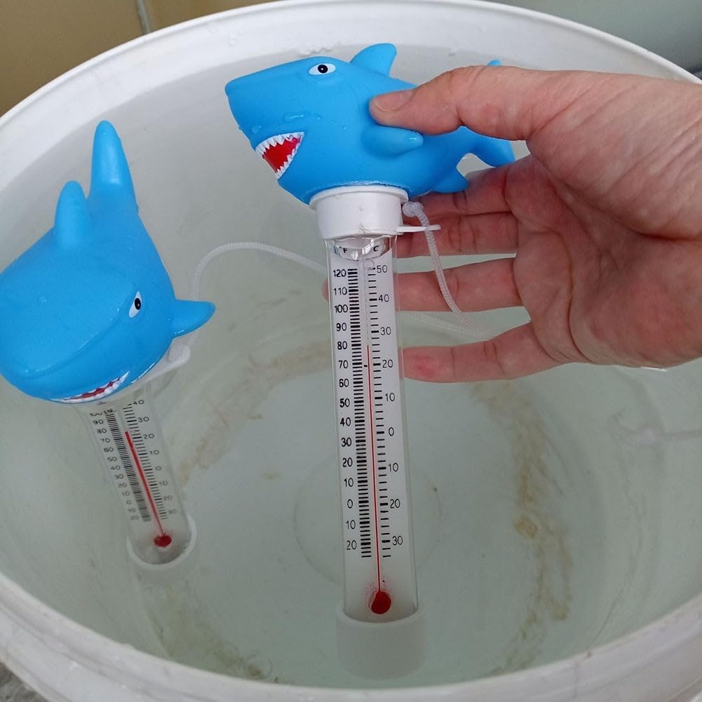 Termometro galleggiante in PVC per piscine che fornisce un monitoraggio accurato della temperatura per varie applicazioni idriche (A)