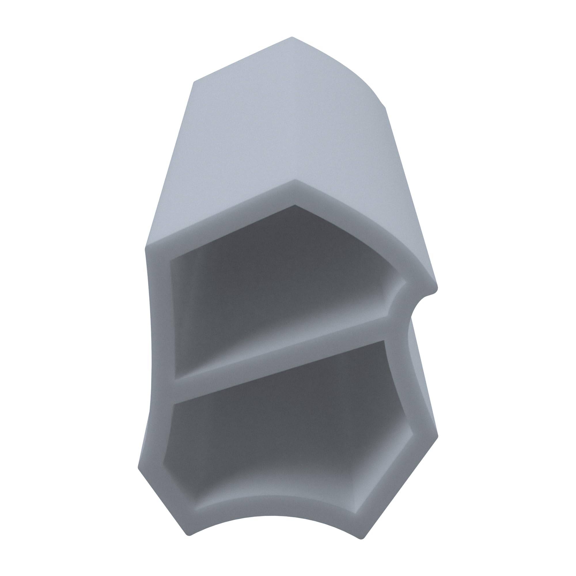 DIWARO® Stahlzargen-Dichtung SZ029 | grau | 5 lfm für Haus- und Innentüren. Zum Schallschutz und abdichten der Tür. Bestehend aus TPE (Thermoplastischen Elastomer)