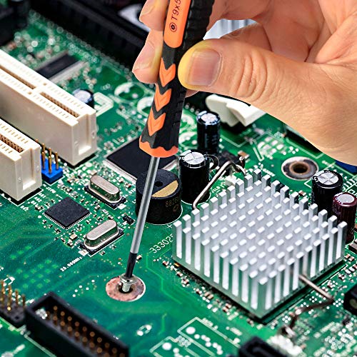 Torx Screwdriver Set,TEKPREM 8 in 1 Security Torx Screwdrivers with T3 T4 T5 T6 T7 T8 T9 T10 Torx Bit,Complete Torx Repair Kit for Mac Mini,iMac,Xbox Controller,PS3,PS4,Computer and Pocket Knife
