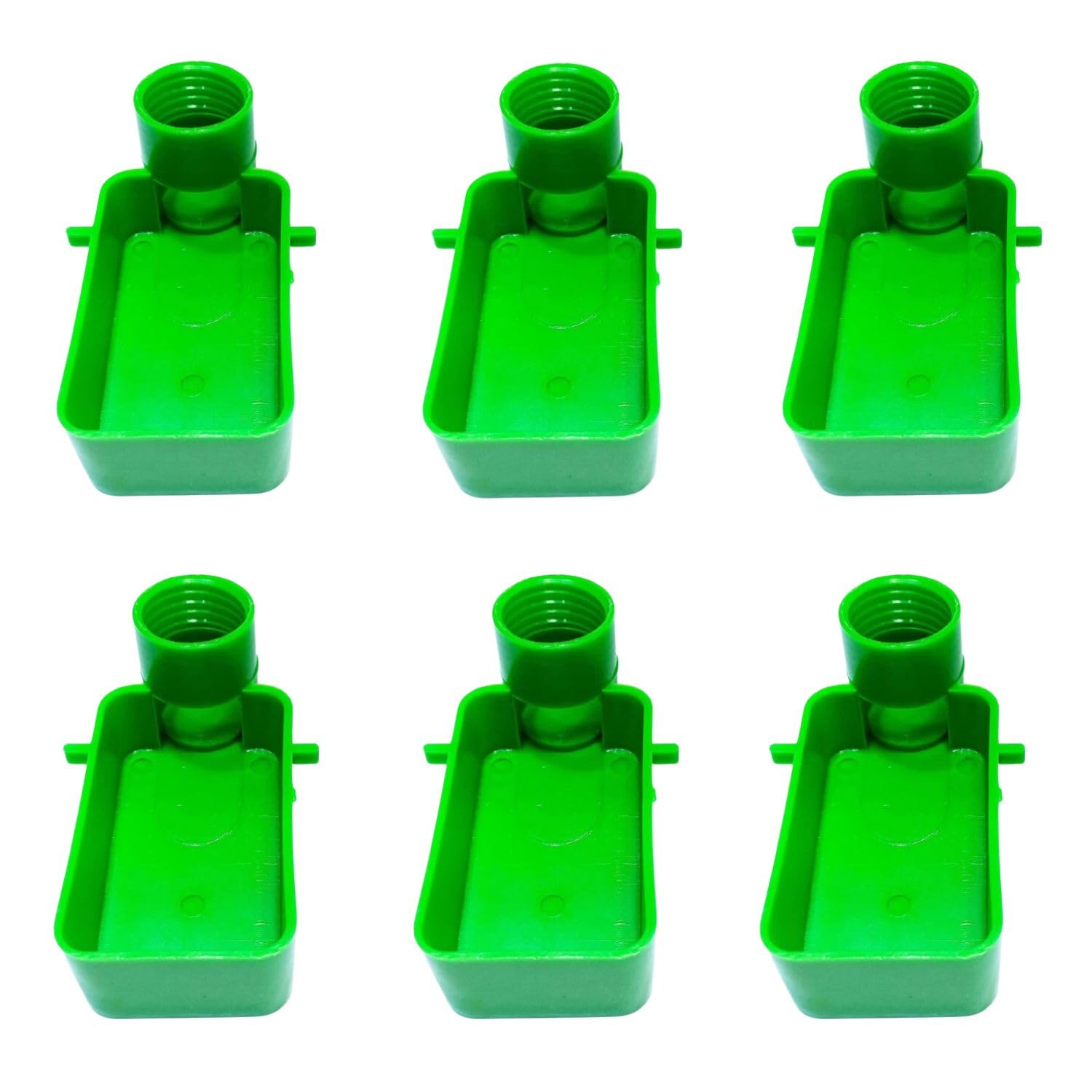 VAYINATO® (Pack of 6) Plastic Birds Cage Food Feeder Fit for Any Bottle | Not Include Bottle and Ring (Green Colour) by Petzlifeworld (B0CK5LKQXC) Amazon Price History, Amazon Price Tracker