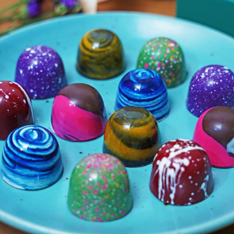 Image of VELVET FINE CHOCOLATES Belgian Assortments Box| Holi Gift Hamper | Festival Gifting | Holi Gifts For Family & Friends | Birthday, Anniversary Gift'S | Wholesome Corporate Gifting