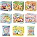 Kracie Popin Cookin 9 Item Bundle with Sushi, Hamburger, Bento, Taiyaki, Cake Shop and More