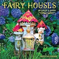 Fairy Houses 2025 Wall Calendar