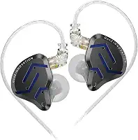 Fone de Ouvido ZSN PRO 2 Retorno De Palco Profissional Intra-Auricular, Híbrido de Alta Definição, Driver Dinâmico Super-Linear e Armadura Balanceada, Isolamento de Ruído – Músicos e Gamers COM MIC