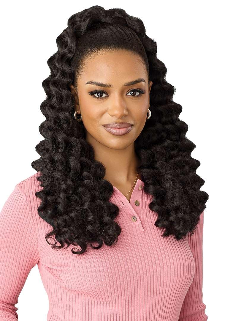 Outre Pretty Quick - Drawstring Pony - Rodina (DARK BROWN 2)