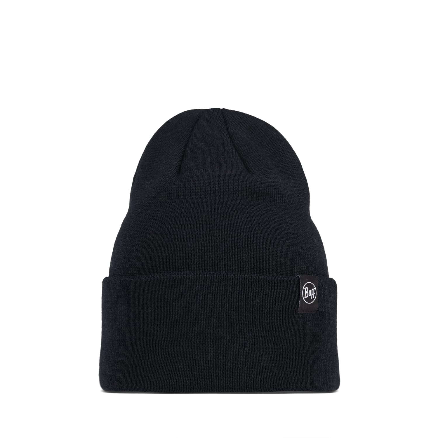 Buff Knitted Beanie Lilon Black Unisex Adult