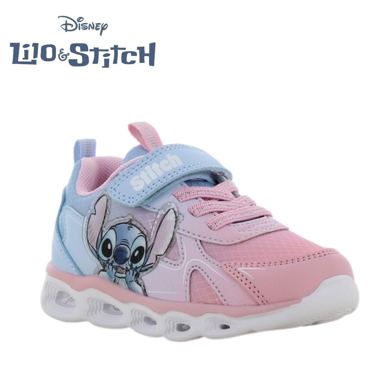 Leomil Lilo & Stitch Zapatillas con Luces Niña | Zapatos con luces para niñas, Ligeros y cómodos, Ideal para la escuela y el tiempo libre, Disney Lilo & Stitch