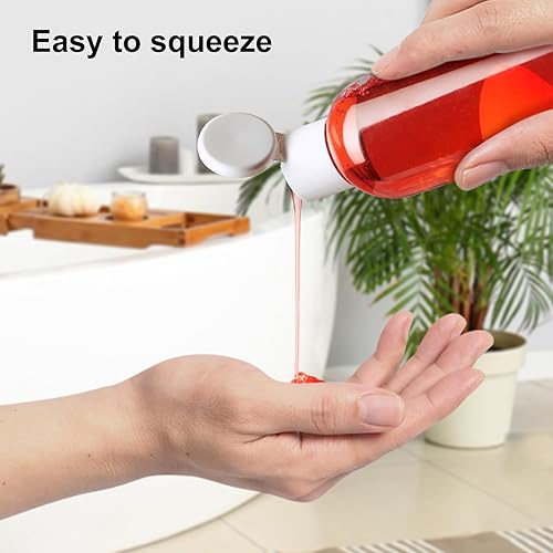 Miniatura 4 de 2 Pack 8 oz Travel Squeeze Bottles with Flip Caps Refillable Empty Plastic Containers for Toiletries Shampoo Lotions Oils