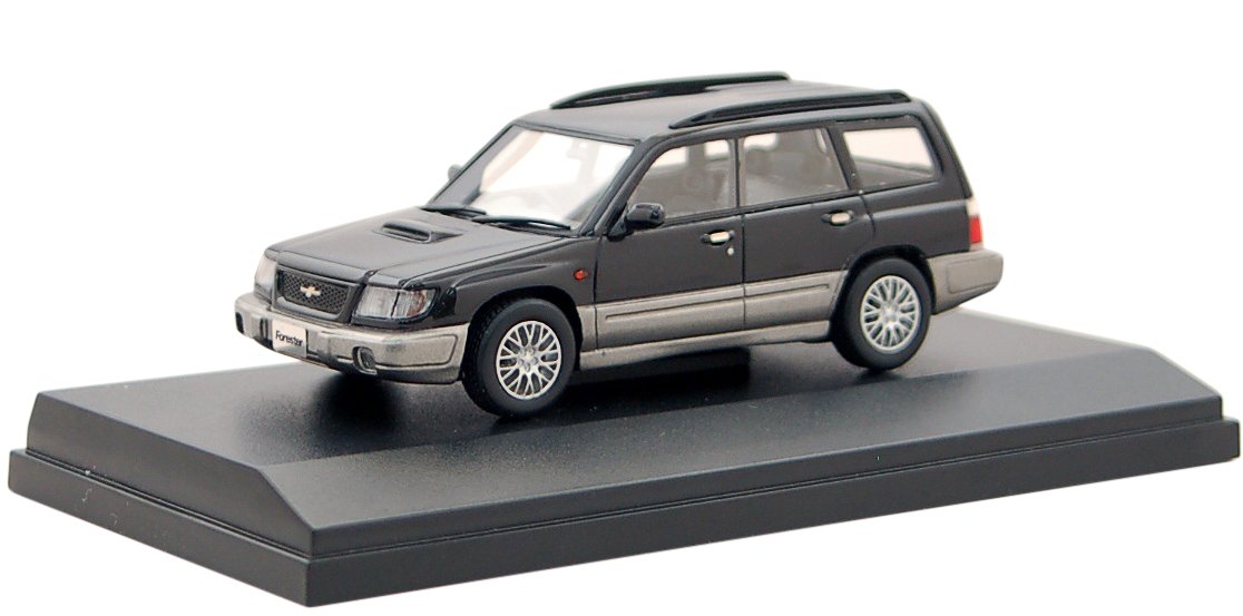 1/43 スバル　フォレスター　T/tb ミニカー　ブラックマイカ　2トーン Amazon.co.jp: Hi Story 1/43 SUBARU FORESTER T/tb (1997