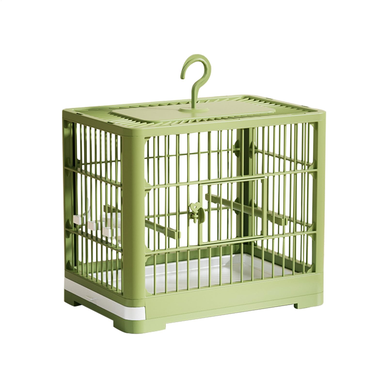 Cage d'oiseaux larges et pliants avec bac amovible pour perruche et tourtereau